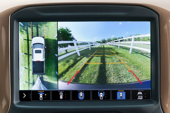 Silverado comes standard with 13 unique camera view