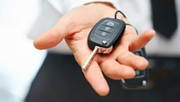 Close-up of a car key