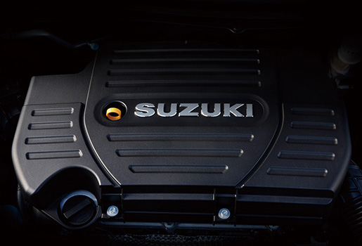 top view of suzuki engine cover