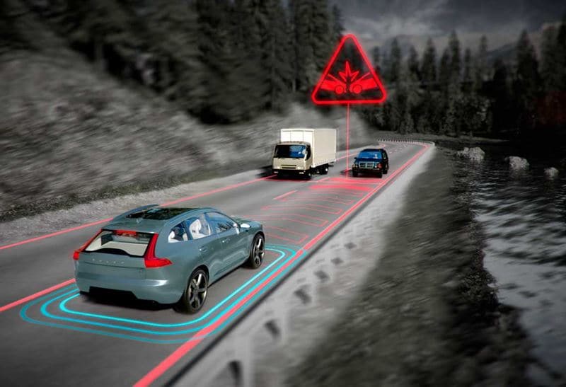 Oncoming mitigation by braking